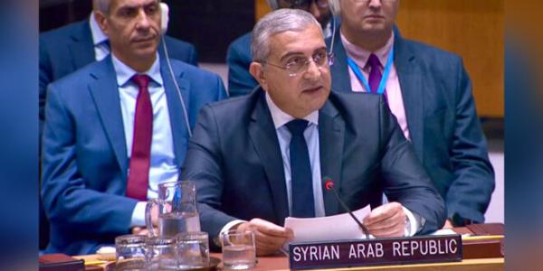 مندوب سوريا: الاحتلال يواصل إذكاء نار الفتنة وزعزعة الاستقرار