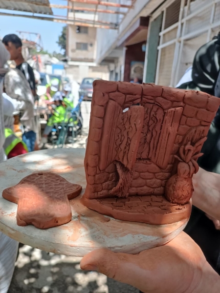 الامانة تنظم ورشة لصناعة الصلصال لذوي الاحتياجات الخاصة