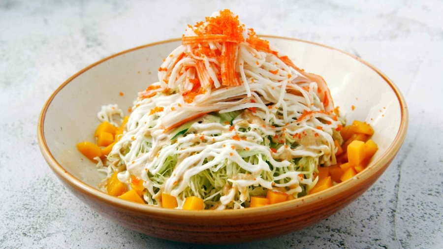 طريقة عمل سلطة كاني اليابانية خلال 15 دقيقة