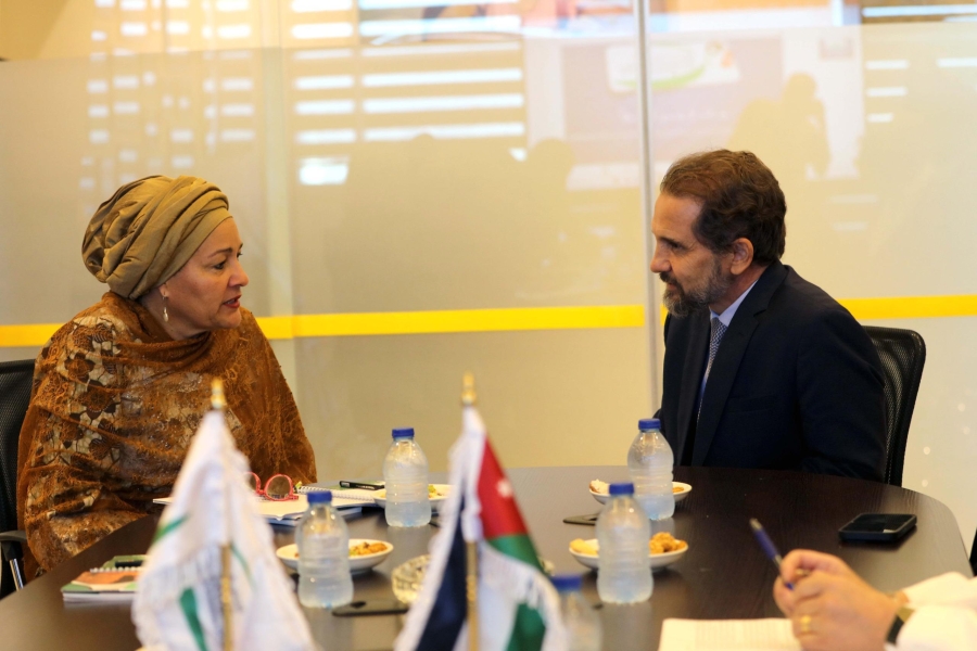 الأمير مرعد يلتقي نائب الأمين العام للأمم المتحدة