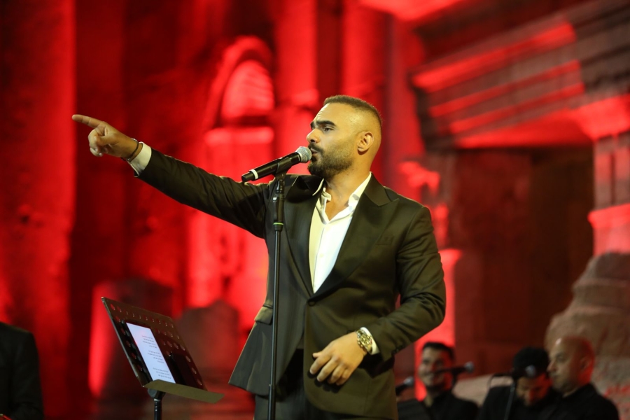 جوزيف عطية وملحم زين في ليلة لبنانية في مهرجان جرش