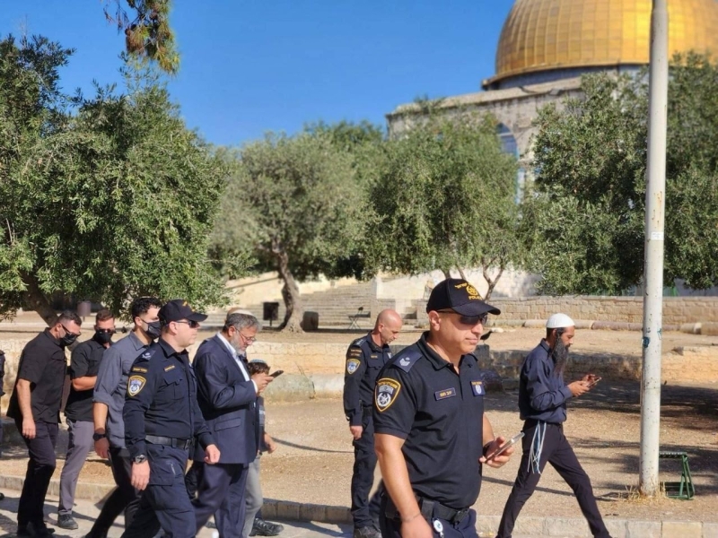 عين على القدس يسلط الضوء على اقتحام بن غفير ومستوطنين يهود للمسجد الأقصى