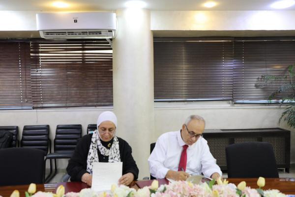 مذكرة تعاون بين دائرة المكتبة الوطنية وضريبة الدخل والمبيعات