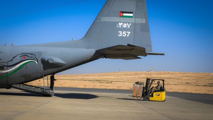 الأردن ينفذ إنزالات جوية جديدة لمساعدات إنسانية على قطاع غزة