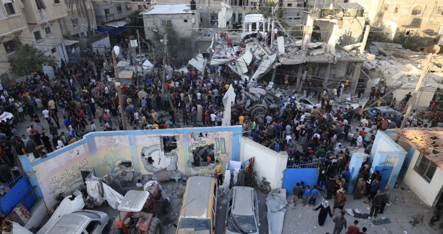 هيومن رايتس ووتش: إسرائيل قصــفت أكثر من 500 مدرسة تؤوي نازحين في غزة