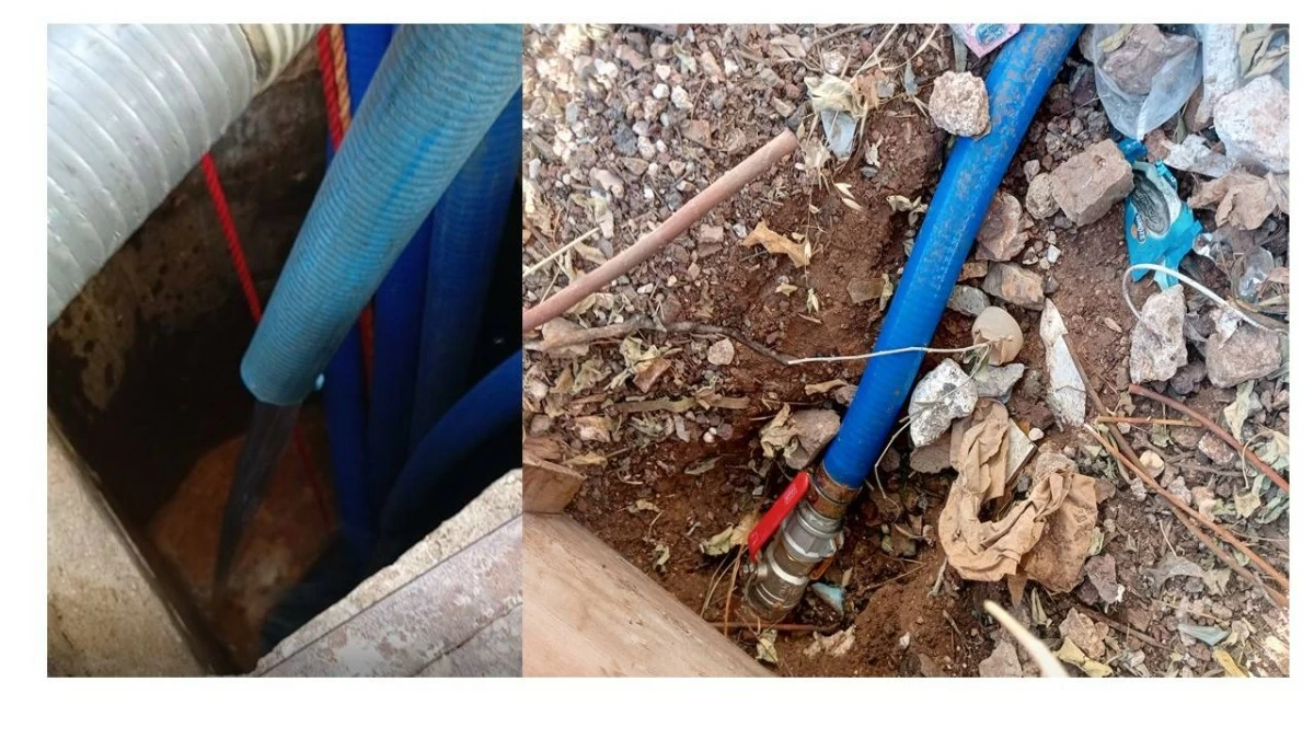 ضبط استخدام غير مشروع للمياه بالربط على خط ناقل