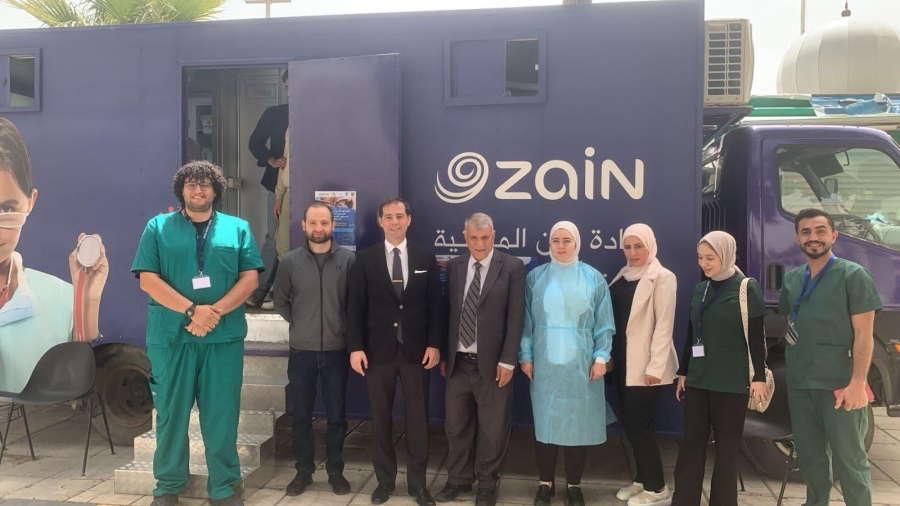 Zain and the University of Jordan Renew Partnership to Provide Healthcare Services through Zain Free Mobile Clinic