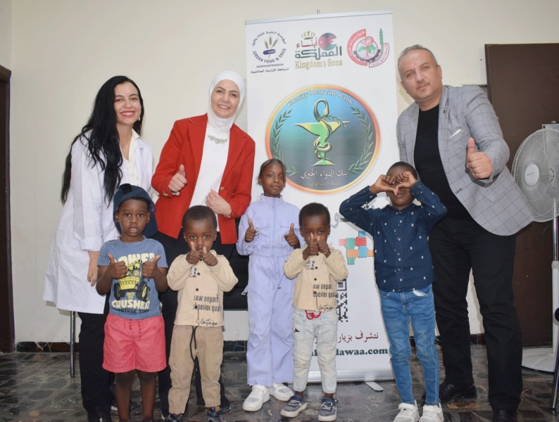 بنك الدواء ينظم يوماً طبياً مجانياً لللاجئين تأكيداً على رسالته الإنسانية