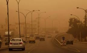 الأرصاد: انعدام الرؤية في الرويشد نتيجة الغبار الكثيف