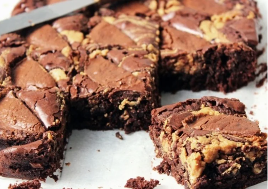 براونيز الفول السوداني السهل