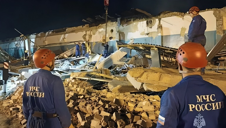 روسيا: 20 قتيلا وعشرات الجرحى جراء انفجار داخل مصنع