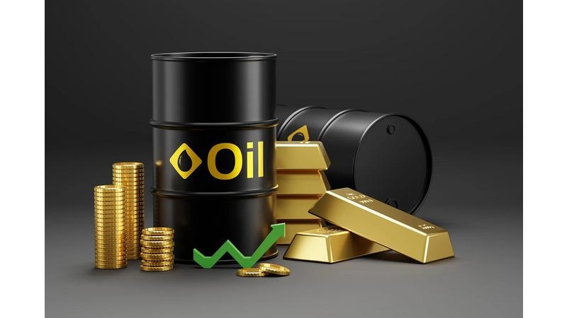 ارتفاع أسعار النفط وهبوط الذهب عالميا