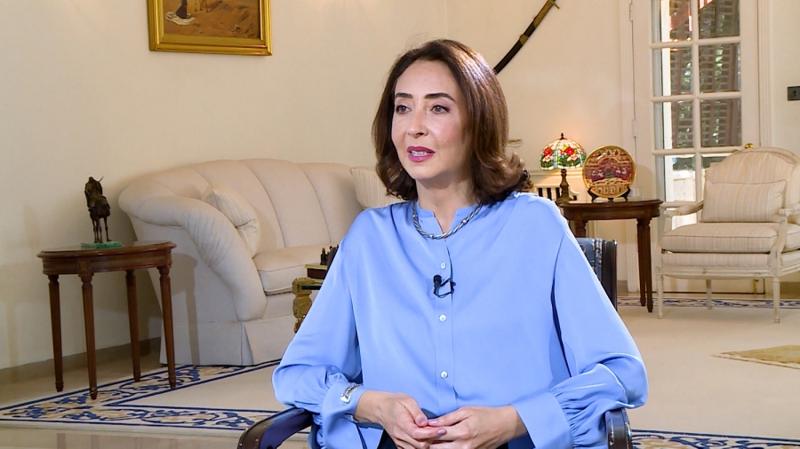 الأميرة ريم علي ترعى حفلاً فنيًا للفنانة زينة برهوم نيابة عن الأميرة منى الحسين