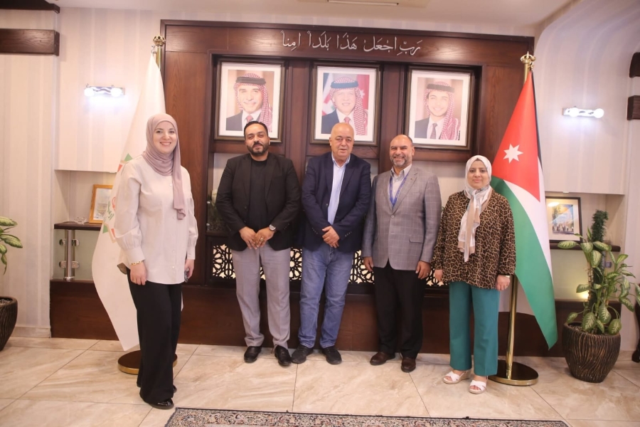 بحث تعزير التعاون المشترك بين بلدية إربد وبعثة الاتحاد الأوروبي