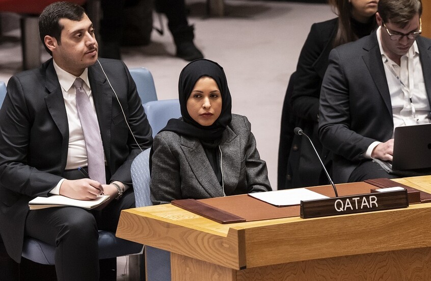 قطر تؤكد باسم المجموعة العربية أن أمن سوريا واستقرارها جزء لا يتجزأ من الأمن العربي