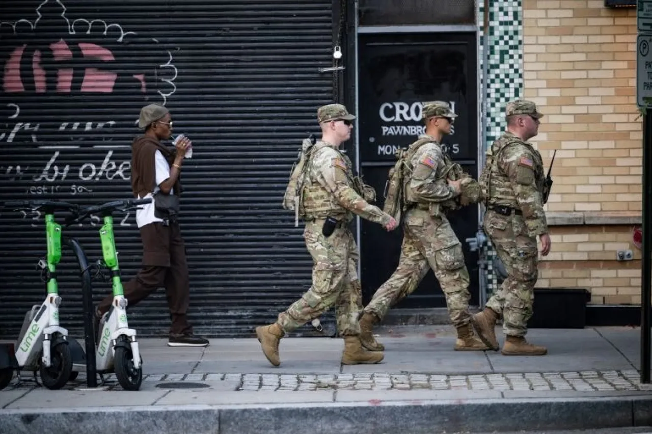 تنفيذًا لأوامر ترمب.. انتشار مسلّح لقوات الحرس الوطني في شوارع واشنطن