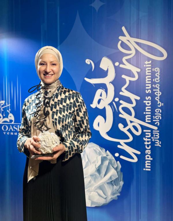 المهندسة ميسون خريسات تحصد جائزة مُلهم