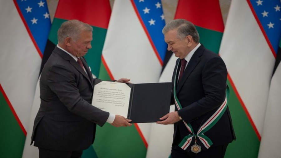 الملك: حريصون على توسيع شراكة الأردن مع أوزبكستان لخدمة شعبينا