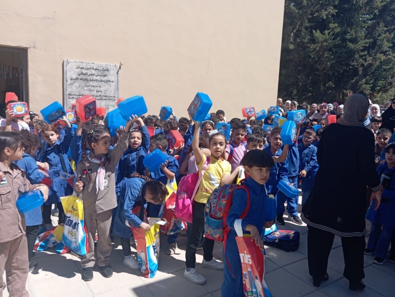 الأمانة تطلق فعالية فرحتي بمدرستي للاطفال