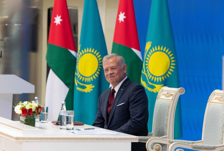 الملك وتوكاييف يحضران الجلسة الختامية لمنتدى الأعمال الأردني الكازاخستاني