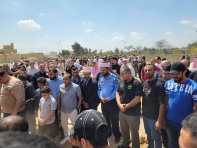 تشييع جثمان الوكيل ركان وليد عودة العقرباوي