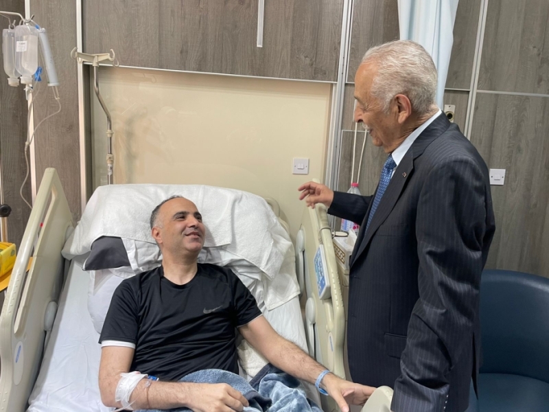 العيسوي يزور النائب السابق شادي فريج للاطمئنان على صحته