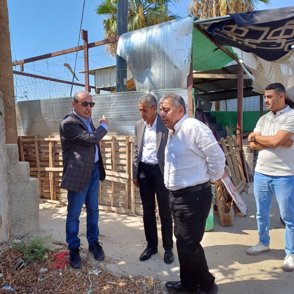 المصري يتفقد بلديات الأغوار الوسطى