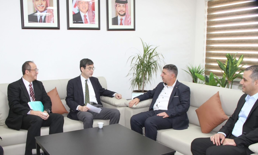 مباحثات بين مياه العقبة والسفير الياباني لتنفيذ مشروع سكادا في معان