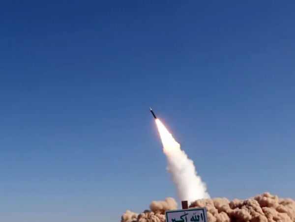 اعتراض صاروخ يمني قبل دخوله المجال الجوي الإسرائيلي