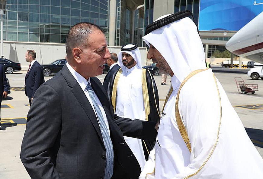 بالصور...الفراية يستقبل آل ثاني لبحث خطة تعاون أمني مشترك