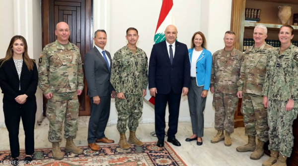 الرئيس اللبناني يدعو أميركا للضغط على إسرائيل