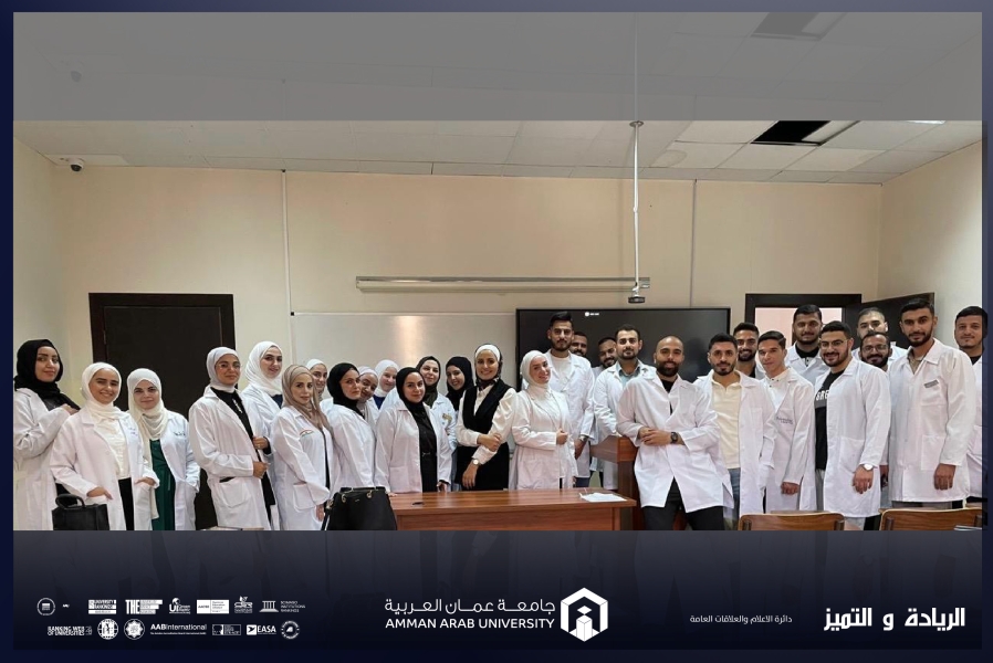 صيدلة عمان العربية ترسخ التميز الأكاديمي بتنظيم امتحان (OSCE) بمشاركة مقيم خارجي من مستشفى عبد الهادي