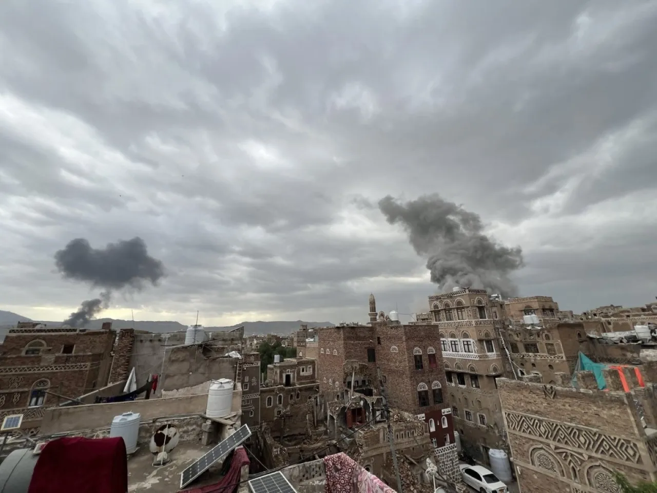 جيش الاحتلال يشن غارات عنيفة على صنعاء