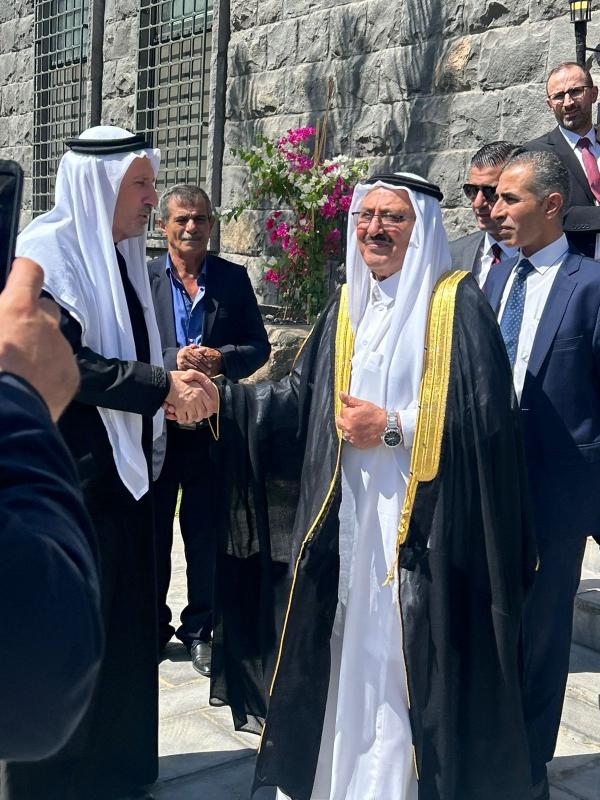 مستشار الملك لشؤون العشائر يزور عشيرة بني معروف في الأزرق