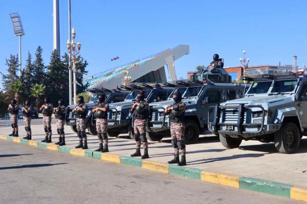 بالصور...انتشار قوة تأمين مباراة الحسين والفيصلي