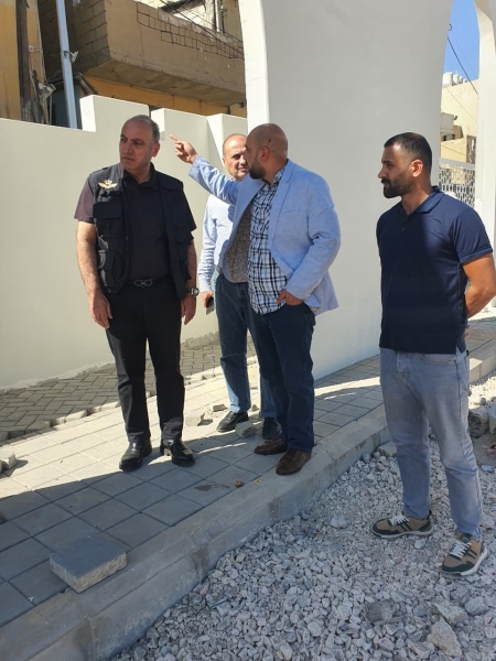 الشواربة يتفقد المرحلة الثالثة من مشروع تطوير أحياء عمان تجميل المحطة