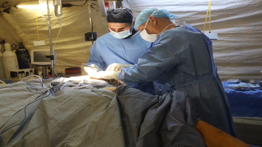 المستشفى الميداني الأردني غزة7 يجري عملية نوعية