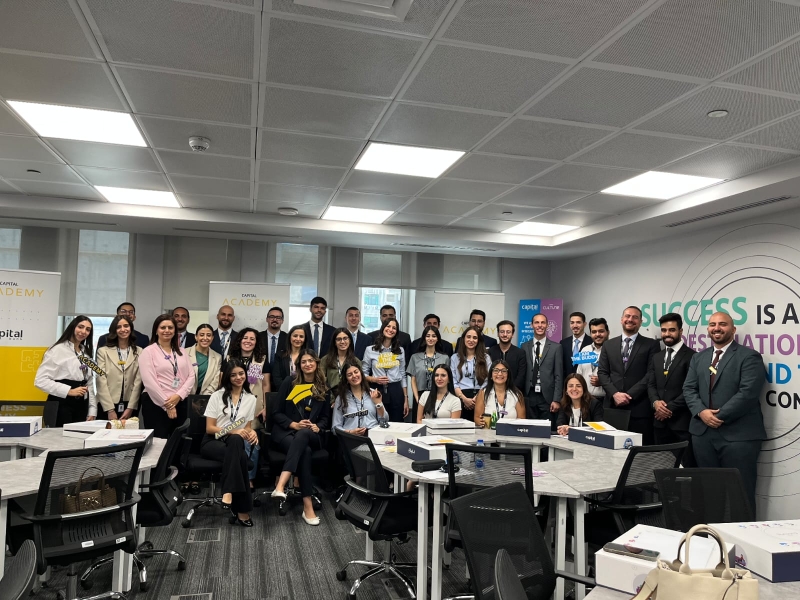 كابيتال بنك يعزز استثماراته في الكفاءات الشابة ويطلق أكاديمية كابيتال لتأهيل الخريجين وتمكين الكوادر المصرفية