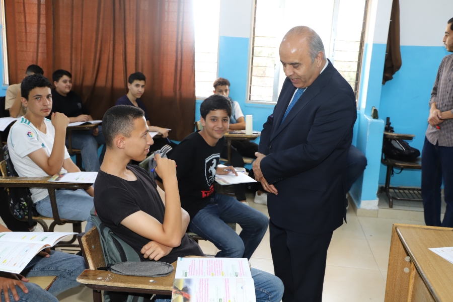 وزير التربية يتفقد مدارس في إربد وبني عبيد ويوعز بمشاريع تطوير وصيانة
