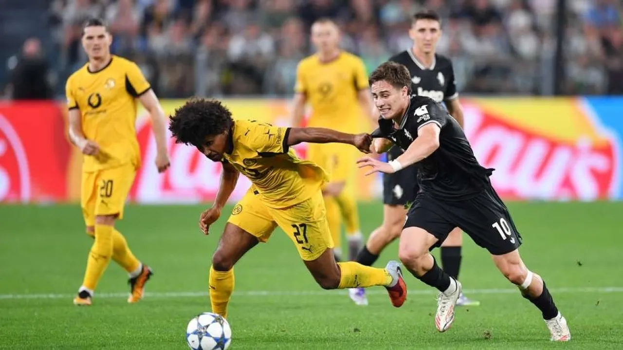 8 اهداف في شوط واحد .. تعادل مجنون بين يوفنتوس ودورتموند