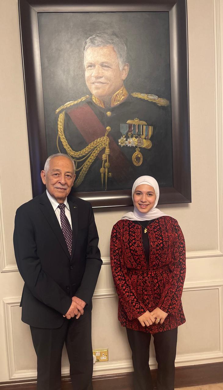 العيسوي يستقبل الطفلة ربيعة أبو رمان أول أردنية تترأس لجنة حقوق الطفل بالبرلمان العربي