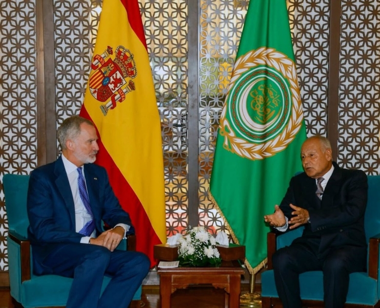 الجامعة العربية وإسبانيا يبحثان تطورات الأوضاع الإنسانية في قطاع غزة