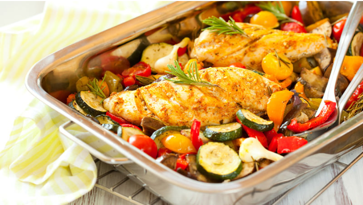 طريقة عمل صدور دجاج بالفرن