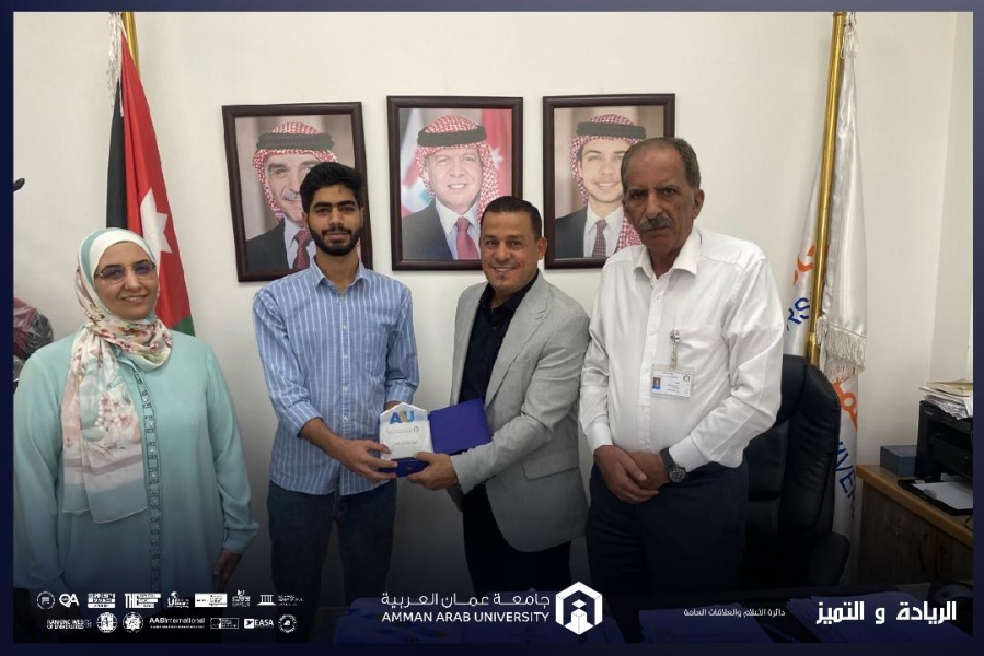 إنجاز طلابي جديد لجامعة عمان العربية في مسابقة تصميم شعار (NTP 2026)