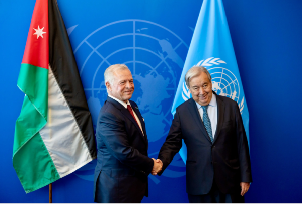 جلالة الملك عبدﷲ الثاني  يوجه نداء من نيويورك لوقف المأساة الإنسانية في غزة