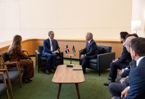 الملك يعقد لقاءات منفصلة مع رئيس الدومنيكان ورئيس وزراء هولندا ورئيسة وزراء آيسلندا