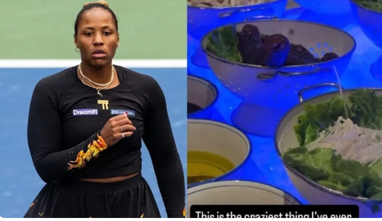 انسحاب نجمة التنس بعد انتقاد الطعام الصيني