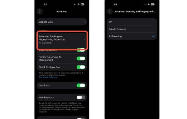 آبل تُطلق دفاعاً شاملاً ضد البصمة الرقمية في سفاري