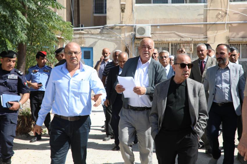 المصري ومحافظة وحجازين يتابعون ميدانيًا مشاريع إحياء وسط إربد وظهر التل