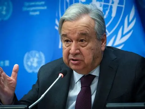 غوتيريش: أعرب عن ارتياحي لرد حماس